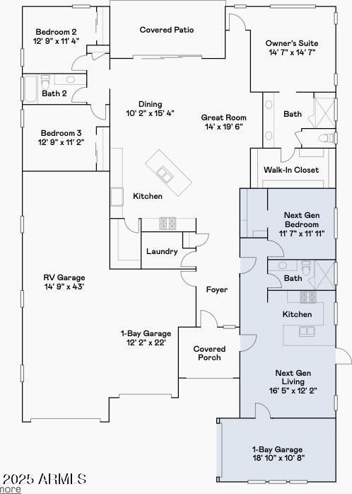 7694 W Desert Spoon Dr, Peoria, AZ 85383 - home floor plan