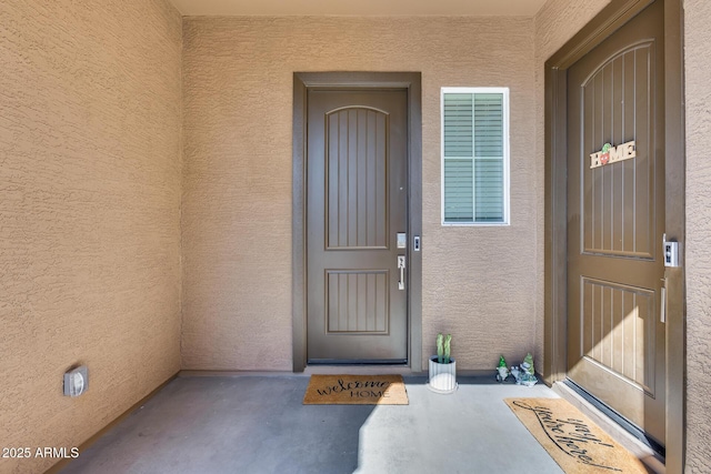 7694 W Desert Spoon Dr, Peoria, AZ 85383 - entrance to property with stucco siding