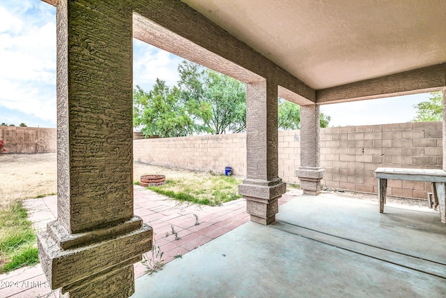 view of patio