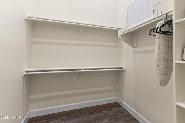 10125 E Cortez Dr, Scottsdale, AZ 85260 - walk in closet with dark wood-style floors