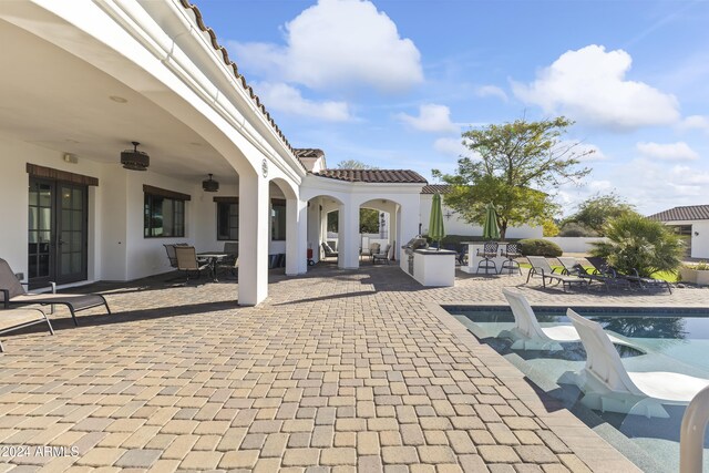 10125 E Cortez Dr, Scottsdale, AZ 85260 - view of patio / terrace with an outdoor pool