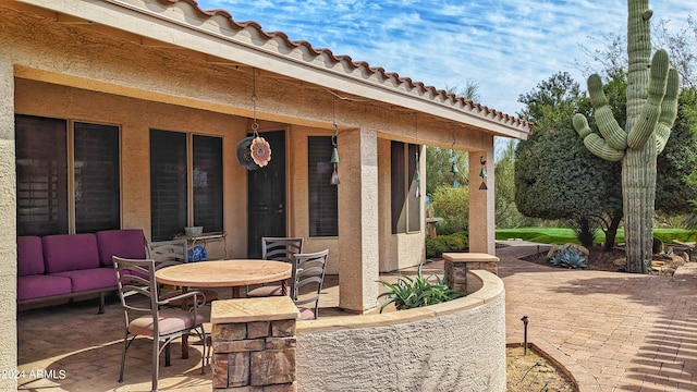 view of patio