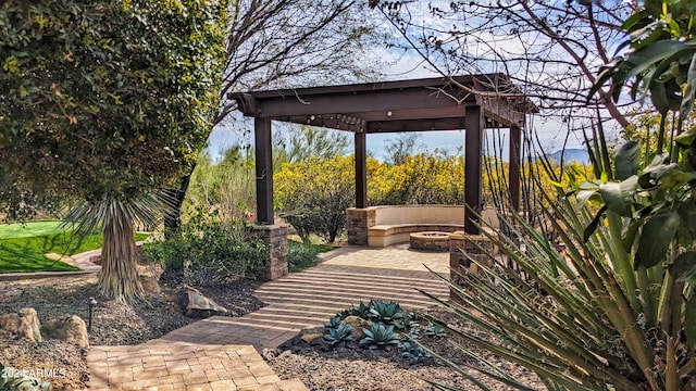 view of patio