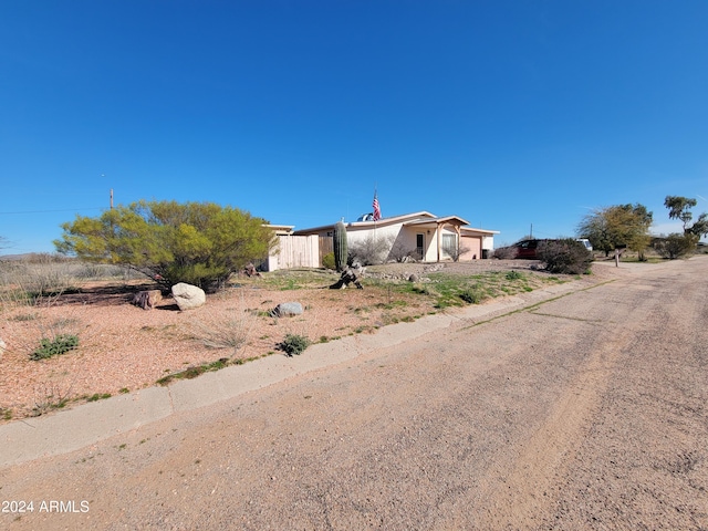 view of front of home