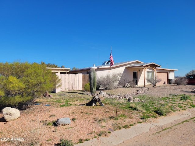 view of ranch-style house