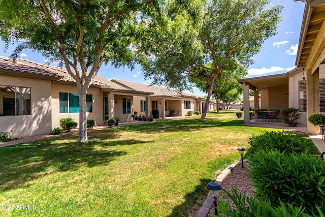 23813 S Pleasant Way, Sun Lakes, AZ 85248 - view of yard featuring a patio