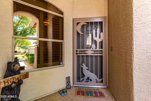 23813 S Pleasant Way, Sun Lakes, AZ 85248 - property entrance with stucco siding