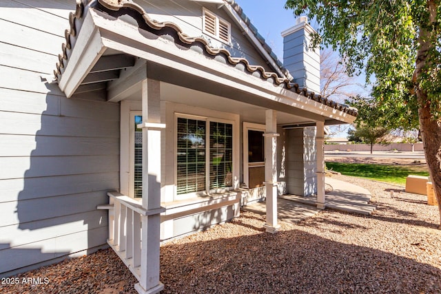 view of entrance to property