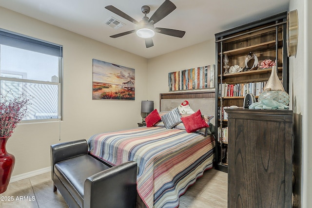 12738 W Brookhart Way, Peoria, AZ 85383 - bedroom with ceiling fan and baseboards