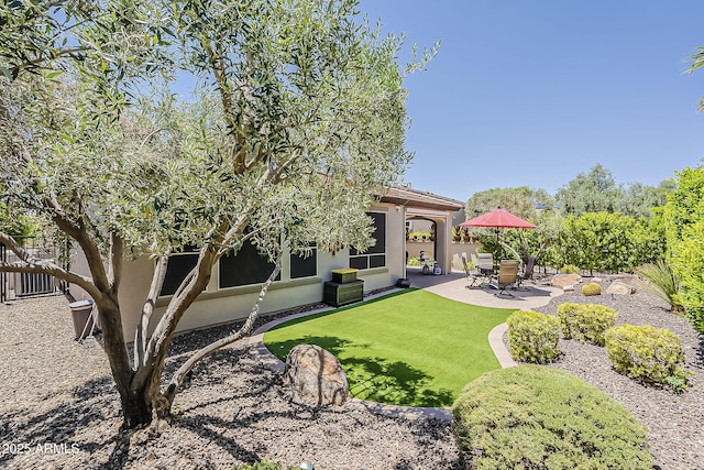 12738 W Brookhart Way, Peoria, AZ 85383 - back of property with a patio area and stucco siding