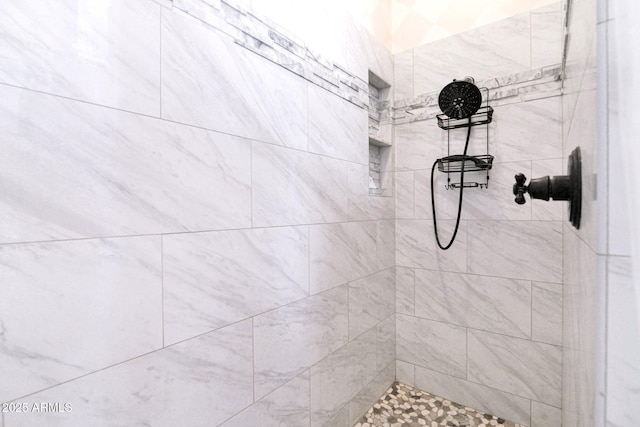 1338 W Mountain View Dr, Mesa, AZ 85201 - bathroom with a tile shower