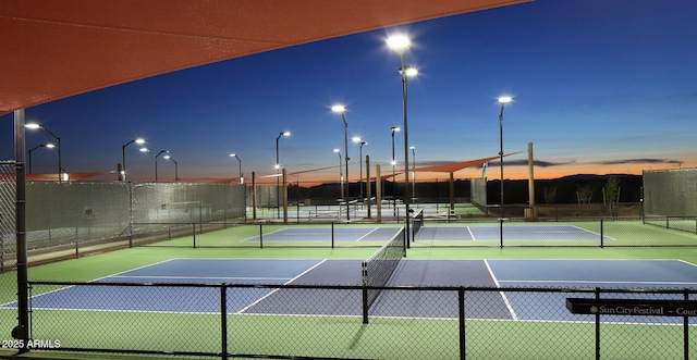 view of sport court