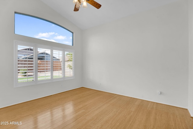 10304 E Plata Ave, Mesa, AZ 85212 - spare room with light wood-style flooring and a ceiling fan