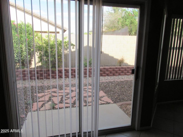 entryway featuring a wealth of natural light