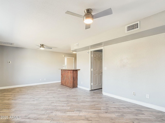 4530 W Misty Willow Ln, Glendale, AZ 85310 - interior space with ceiling fan and light hardwood / wood-style flooring