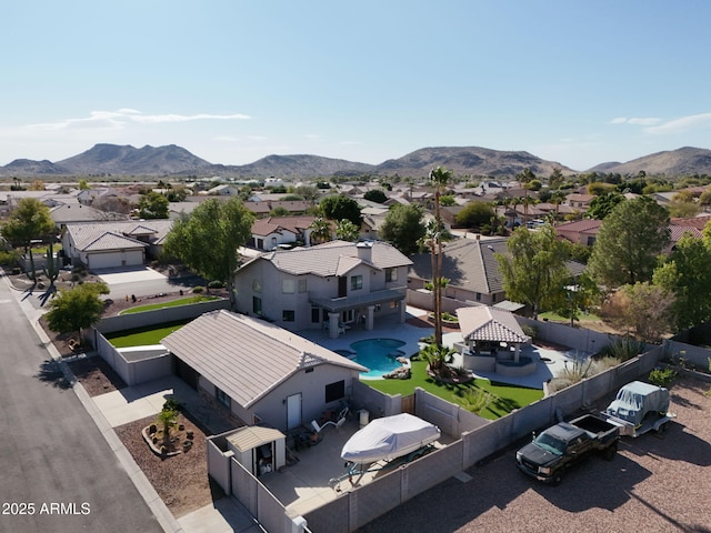4530 W Misty Willow Ln, Glendale, AZ 85310 - aerial view with a mountain view