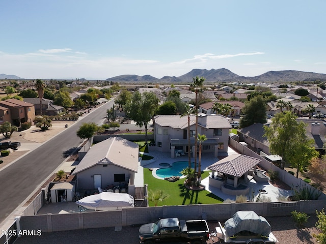 4530 W Misty Willow Ln, Glendale, AZ 85310 - aerial view with a mountain view