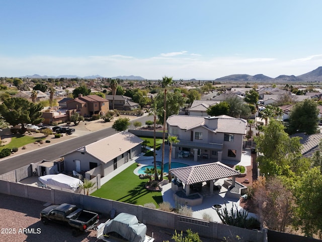 4530 W Misty Willow Ln, Glendale, AZ 85310 - bird's eye view with a mountain view