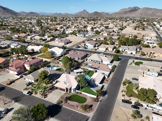 4530 W Misty Willow Ln, Glendale, AZ 85310 - birds eye view of property featuring a mountain view