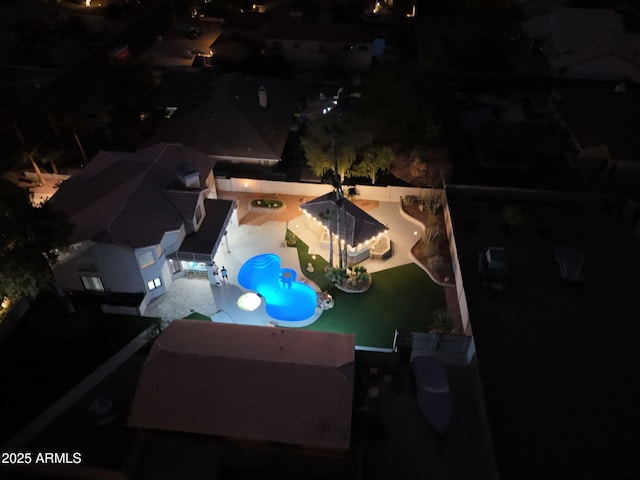 4530 W Misty Willow Ln, Glendale, AZ 85310 - view of aerial view at twilight