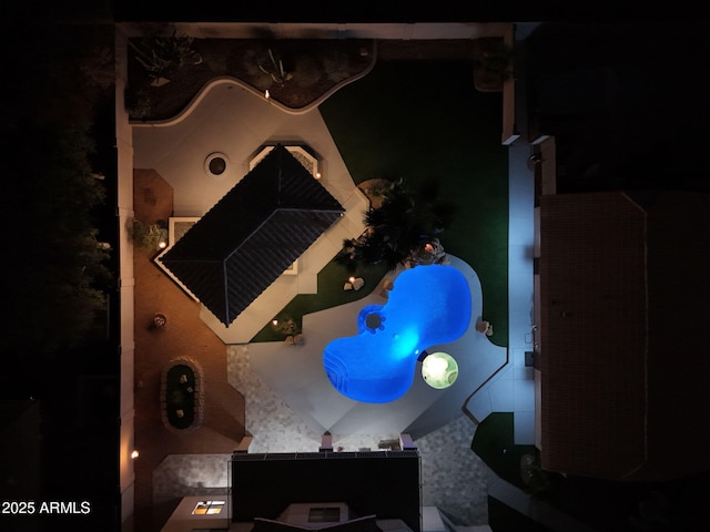 4530 W Misty Willow Ln, Glendale, AZ 85310 - view of aerial view at twilight