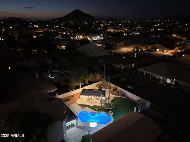 4530 W Misty Willow Ln, Glendale, AZ 85310 - view of aerial view at twilight
