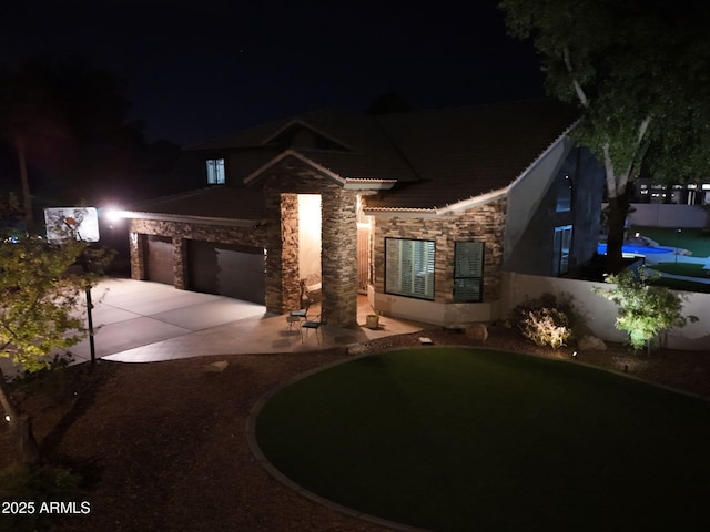 4530 W Misty Willow Ln, Glendale, AZ 85310 - view of front of property featuring a patio area