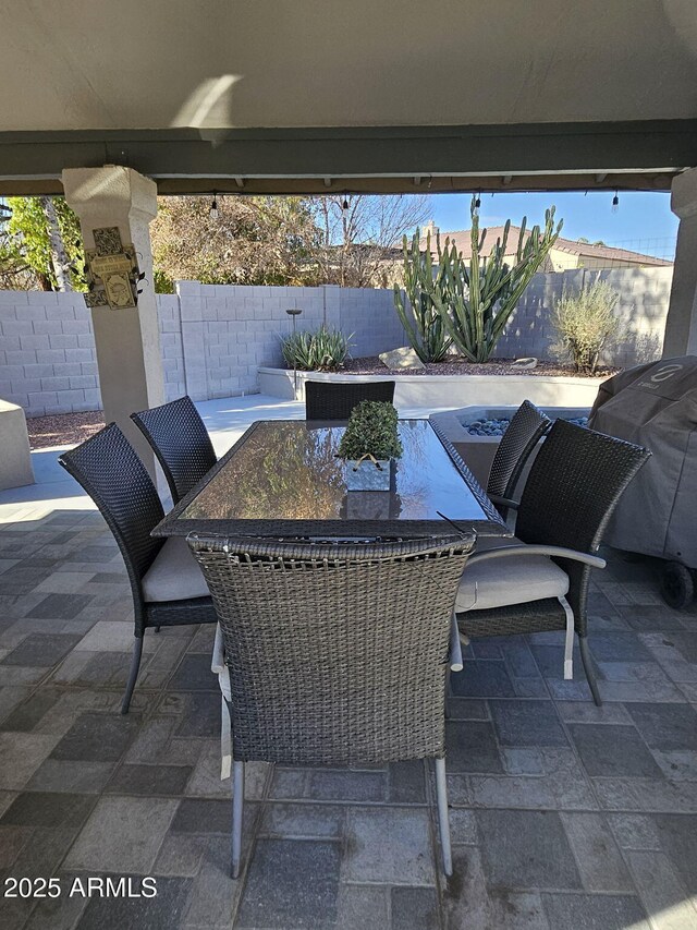 4530 W Misty Willow Ln, Glendale, AZ 85310 - view of patio / terrace featuring a grill