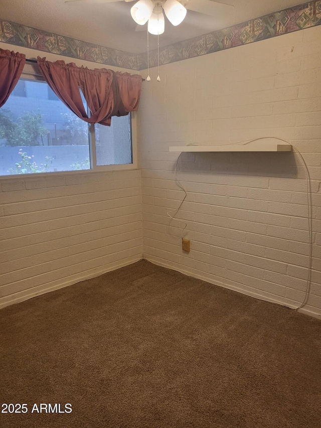 720 N 82nd St Unit E116, Scottsdale, AZ 85257 - empty room featuring carpet and ceiling fan