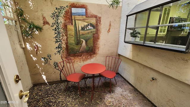 view of dining room