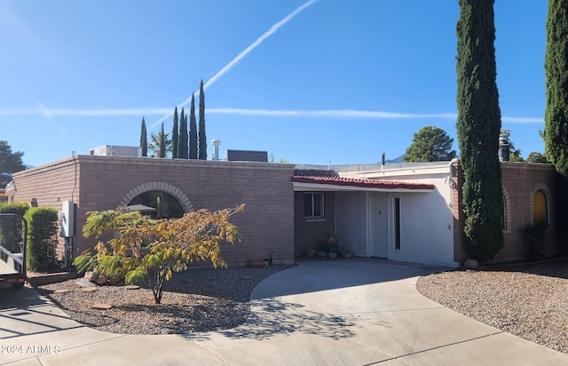 view of ranch-style house