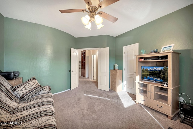 15413 S 31st Pl, Phoenix, AZ 85048 - interior space featuring carpet, baseboards, and ceiling fan
