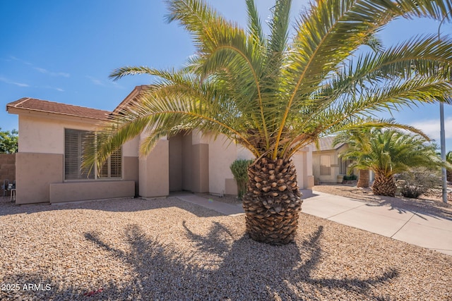 view of front of house with stucco siding