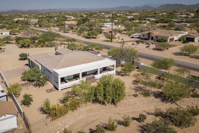 6133 E Dixileta Dr, Cave Creek, AZ 85331 - view from above of property featuring a mountainous background