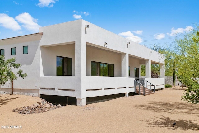 6133 E Dixileta Dr, Cave Creek, AZ 85331 - view of home's exterior with stucco siding and covered porch