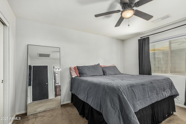 1940 W Expressman St, Apache Junction, AZ 85120 - bedroom with carpet and a ceiling fan