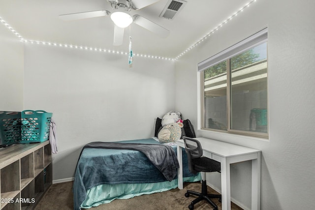 1940 W Expressman St, Apache Junction, AZ 85120 - bedroom with carpet and ceiling fan