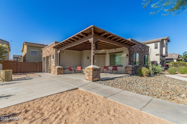 1940 W Expressman St, Apache Junction, AZ 85120 - view of front of house featuring a patio