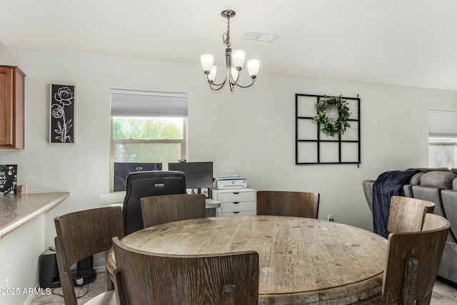 1940 W Expressman St, Apache Junction, AZ 85120 - dining room featuring a chandelier
