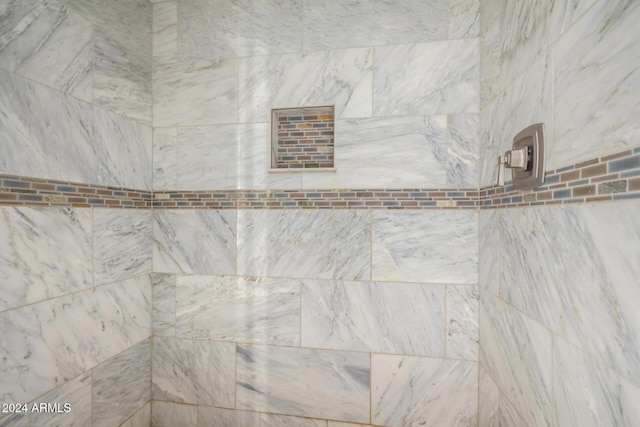 details with tiled shower