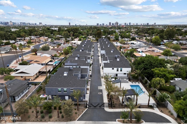 2604 N 27th St Unit 4, Phoenix, AZ 85008 - aerial view of residential area with skyline