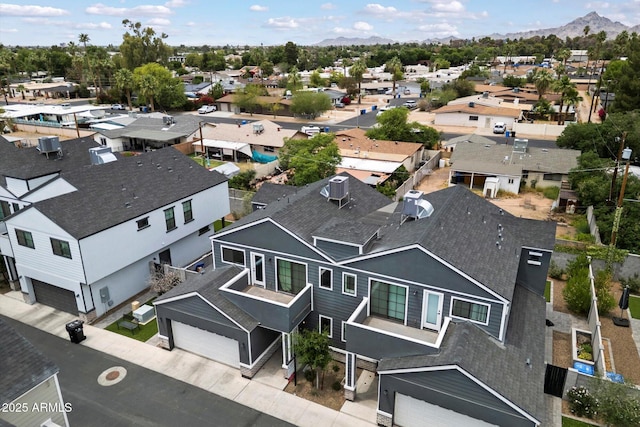 2604 N 27th St Unit 4, Phoenix, AZ 85008 - aerial perspective of suburban area featuring a mountain backdrop