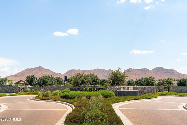 view of mountain feature