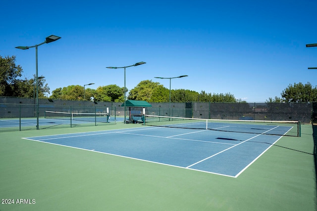 view of sport court featuring basketball court