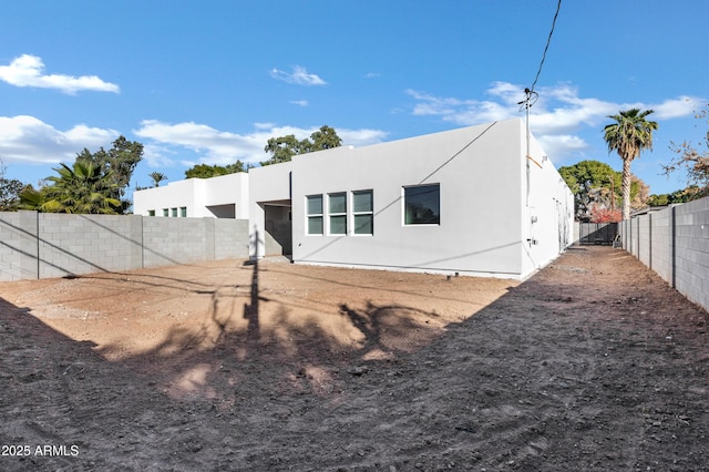 view of back of property