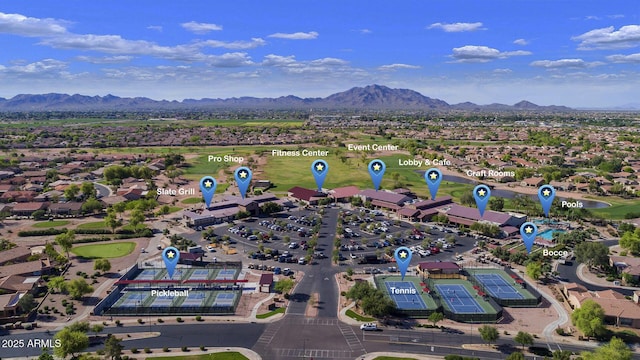 4200 E Narrowleaf Dr, Gilbert, AZ 85298 - bird's eye view with a mountain view