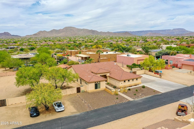 2724 W Fernwood Dr, Phoenix, AZ 85086 - drone / aerial view featuring a residential view and a mountain view