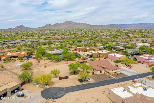 2724 W Fernwood Dr, Phoenix, AZ 85086 - bird's eye view with a mountain view and a residential view