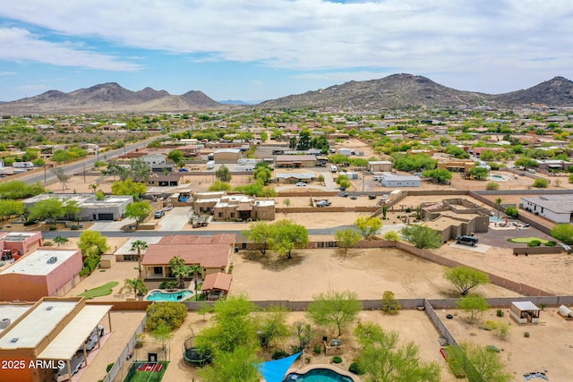2724 W Fernwood Dr, Phoenix, AZ 85086 - drone / aerial view with a mountain view and a residential view