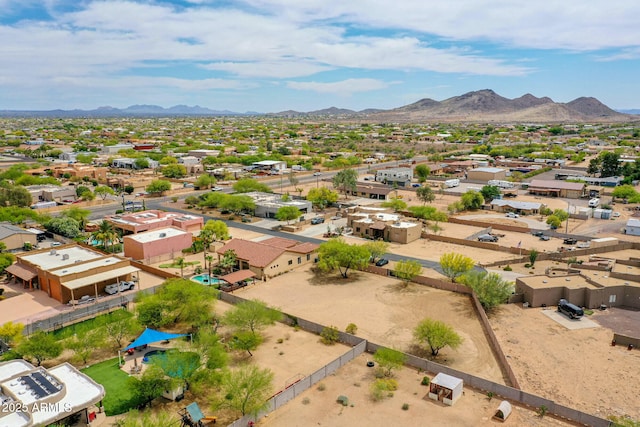 2724 W Fernwood Dr, Phoenix, AZ 85086 - bird's eye view featuring a residential view and a mountain view